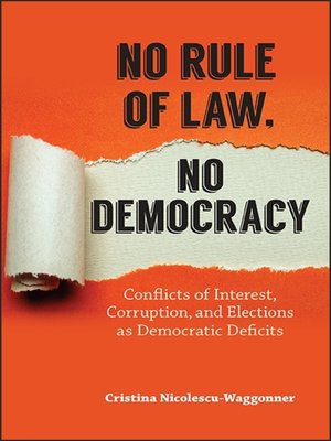cover image of No Rule of Law, No Democracy